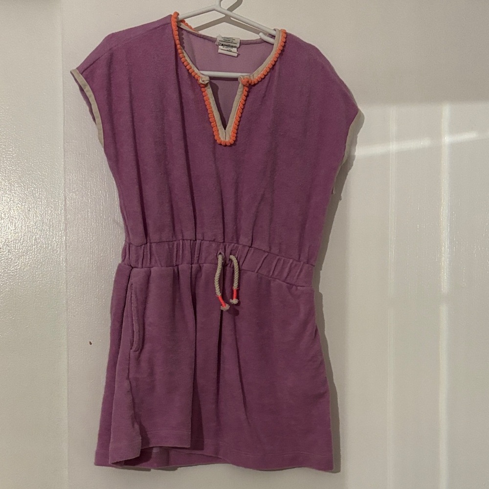 Purple Kids Swim Coverup